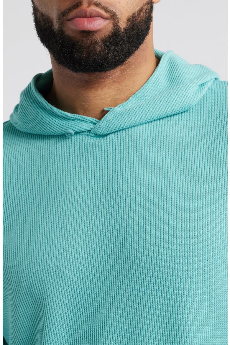 Brinson Waffle Pullover Hoodie, Alternate, color, GREEN GRASS