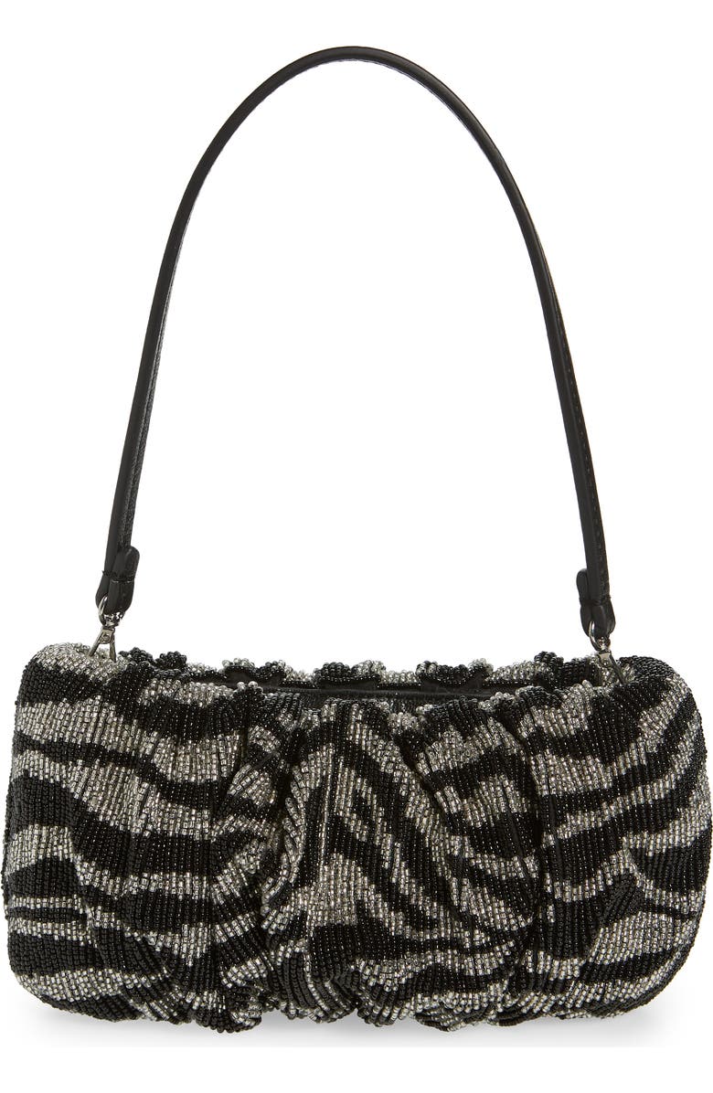 STAUD Beaded Bean Shoulder Bag, Alternate, color,