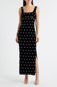 Saylor Emrys Beaded Sleeveless Maxi Dress