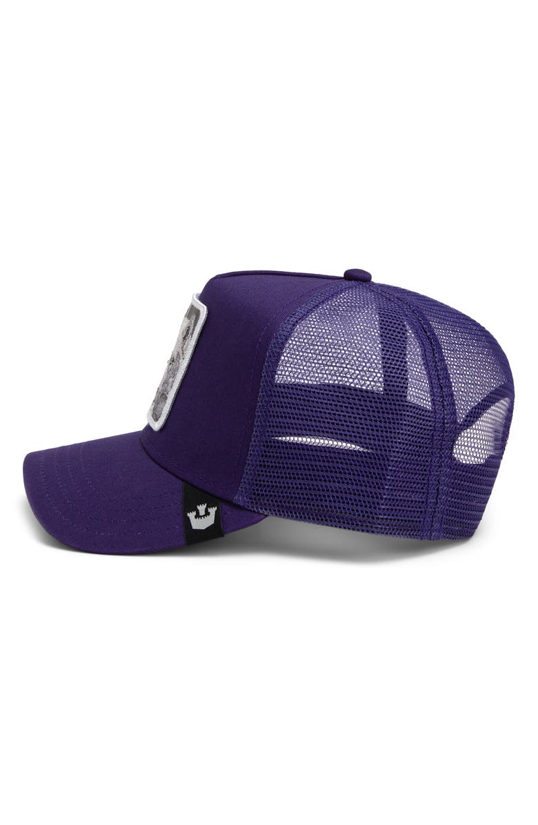 Goorin Bros. Legendary Wolf Trucker Hat, Alternate, color, Purple