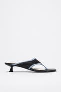 Bimba y Lola Heeled sandal in leather