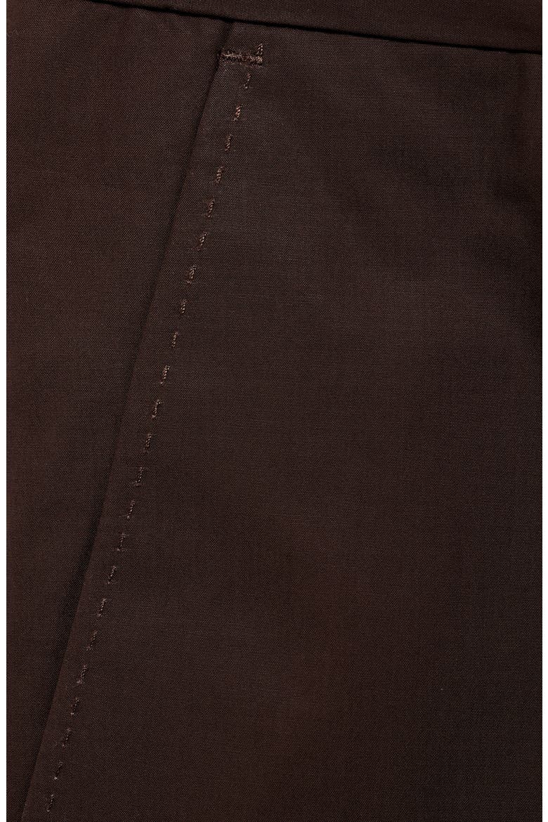 Relaxed Fit Pleated Bermuda Shorts, Alternate, color, BROWN
