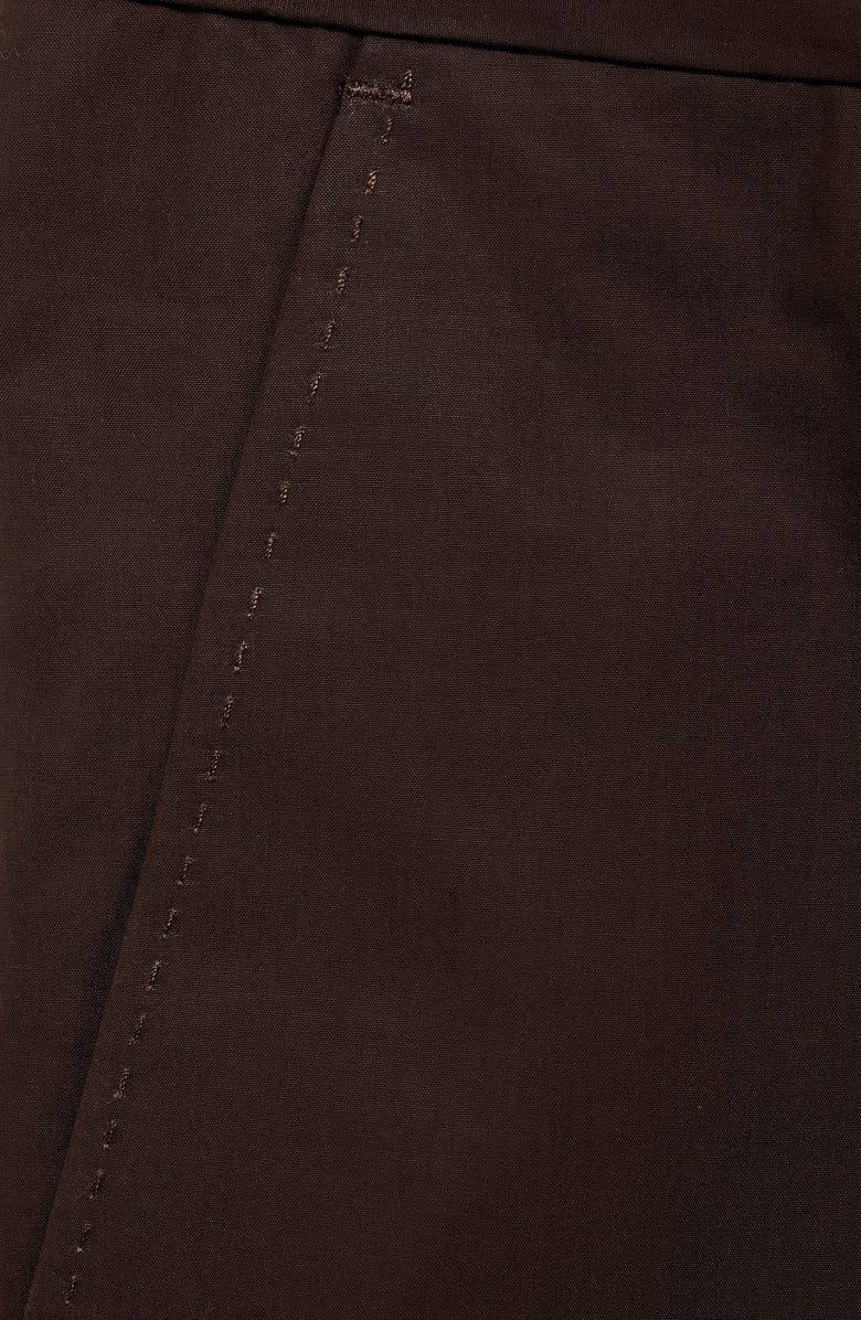 MANGO Relaxed Fit Pleated Bermuda Shorts, Alternate, color, Brown