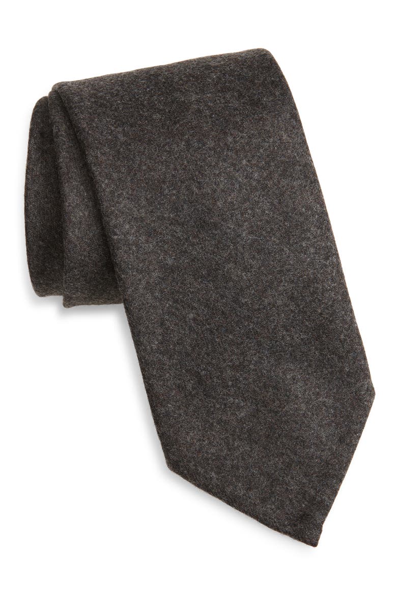 Cashmere Tie, Main, color, BROWN
