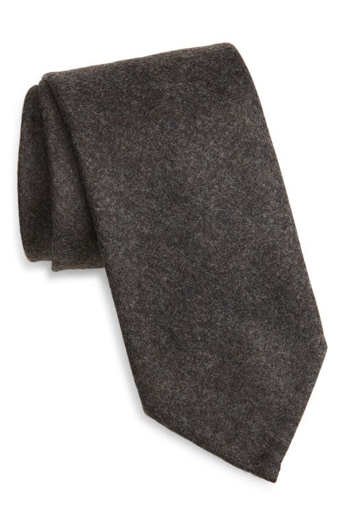 Thom Sweeney Cashmere Tie In Brown