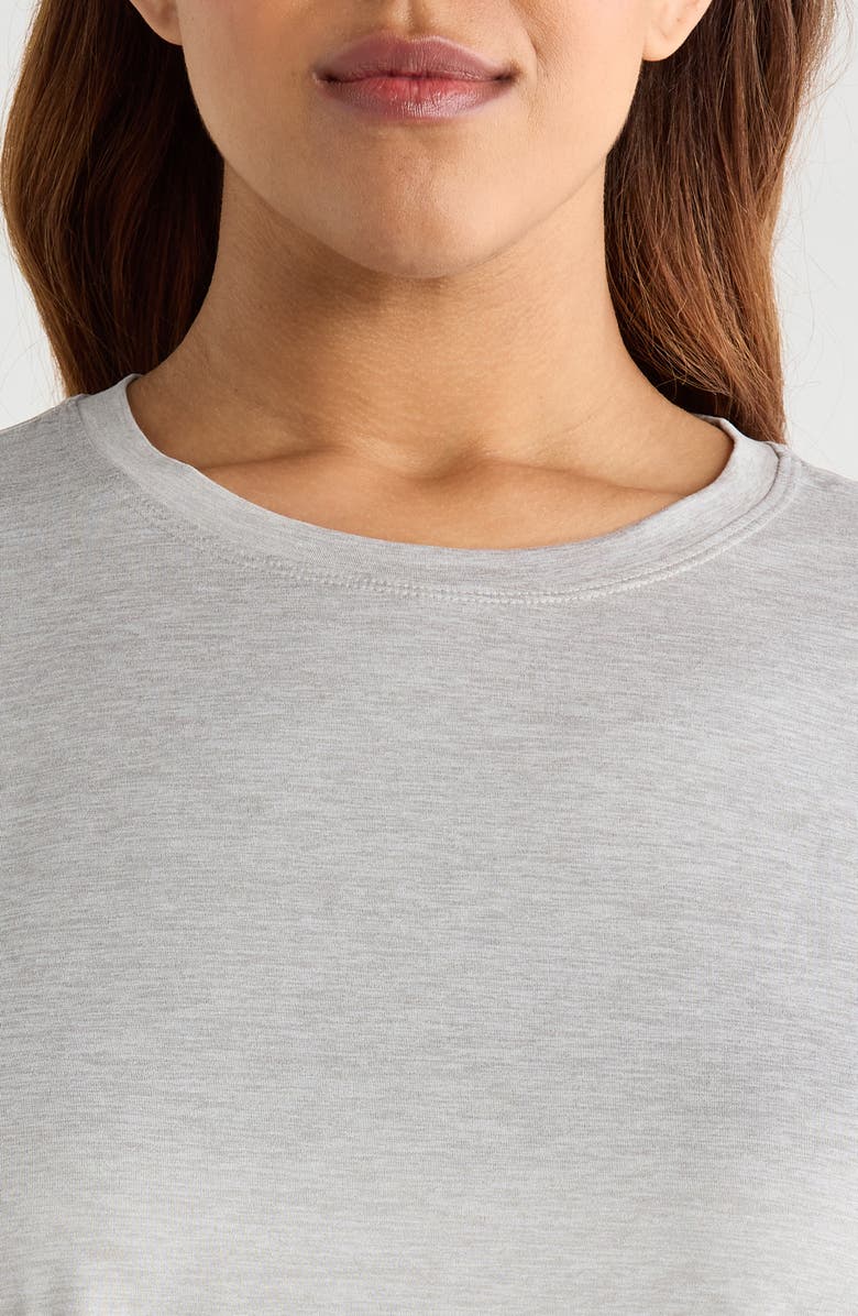 Lysse Perfect Box Cut T-Shirt, Alternate, color, Light Grey Melange