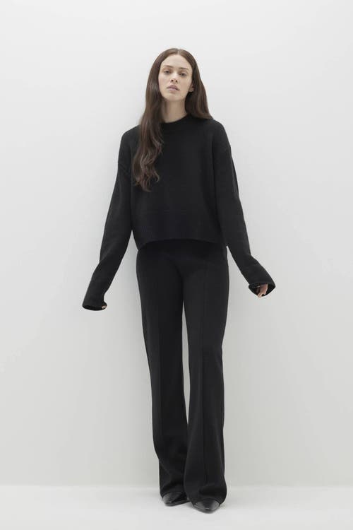 Naked Cashmere Sloane Cashmere Crewneck Sweater In Black