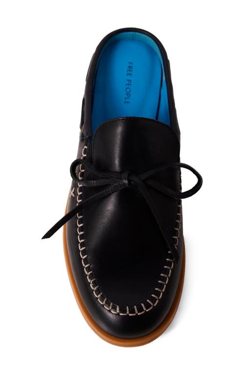 Free People Seas The Day Loafer Mule In Black