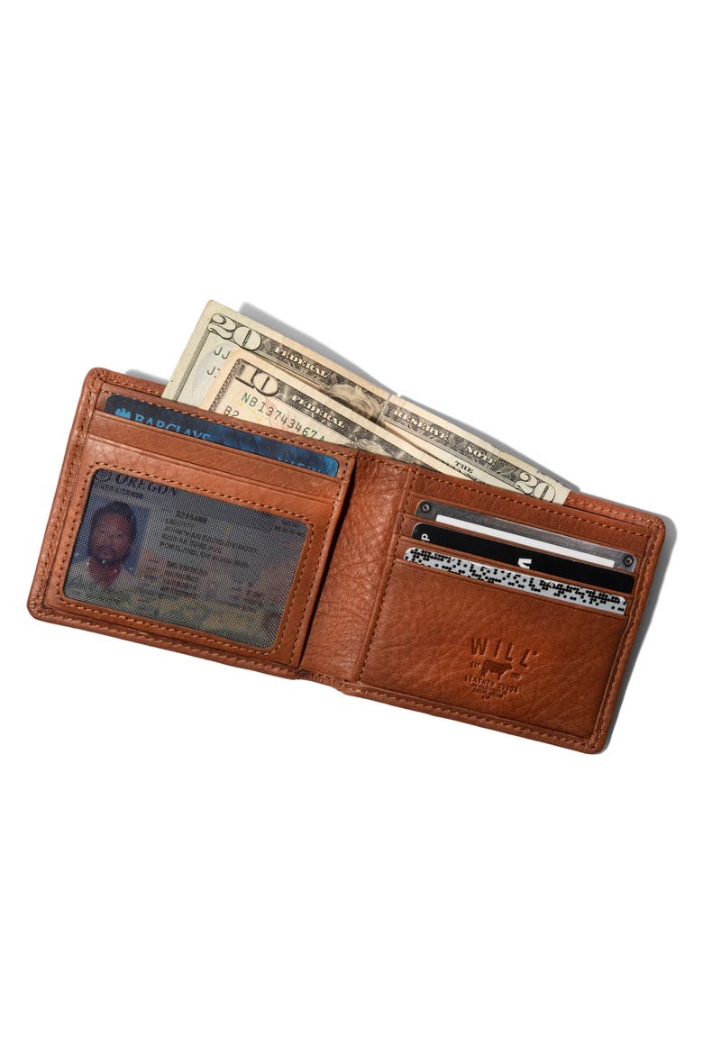 Classic Leather Bifold Wallet, Alternate, color, TAN