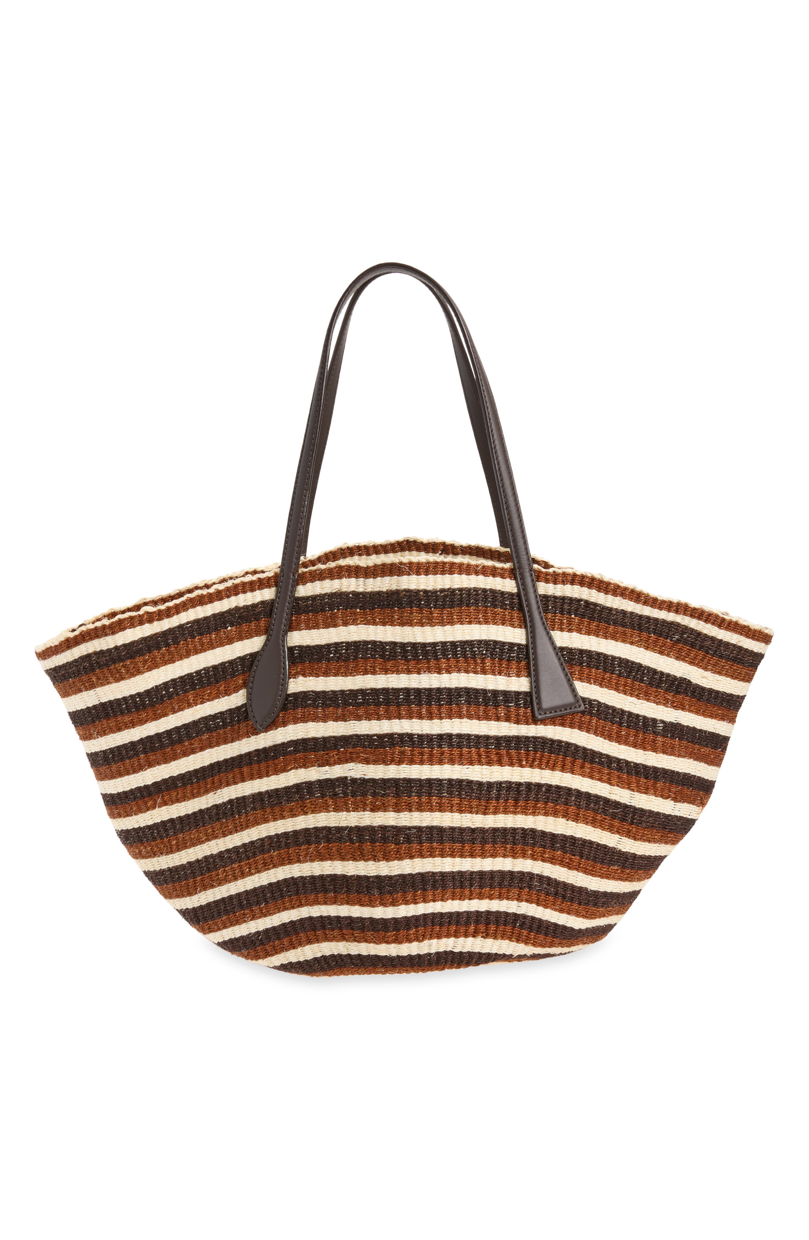 Sprout Basket Sisal Tote, Alternate, color, BROWN MULTI