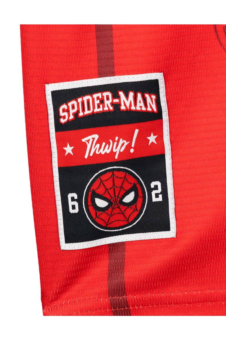 Spider-Man Athletic Mesh Jersey, Alternate, color, Spider Man Classic Red