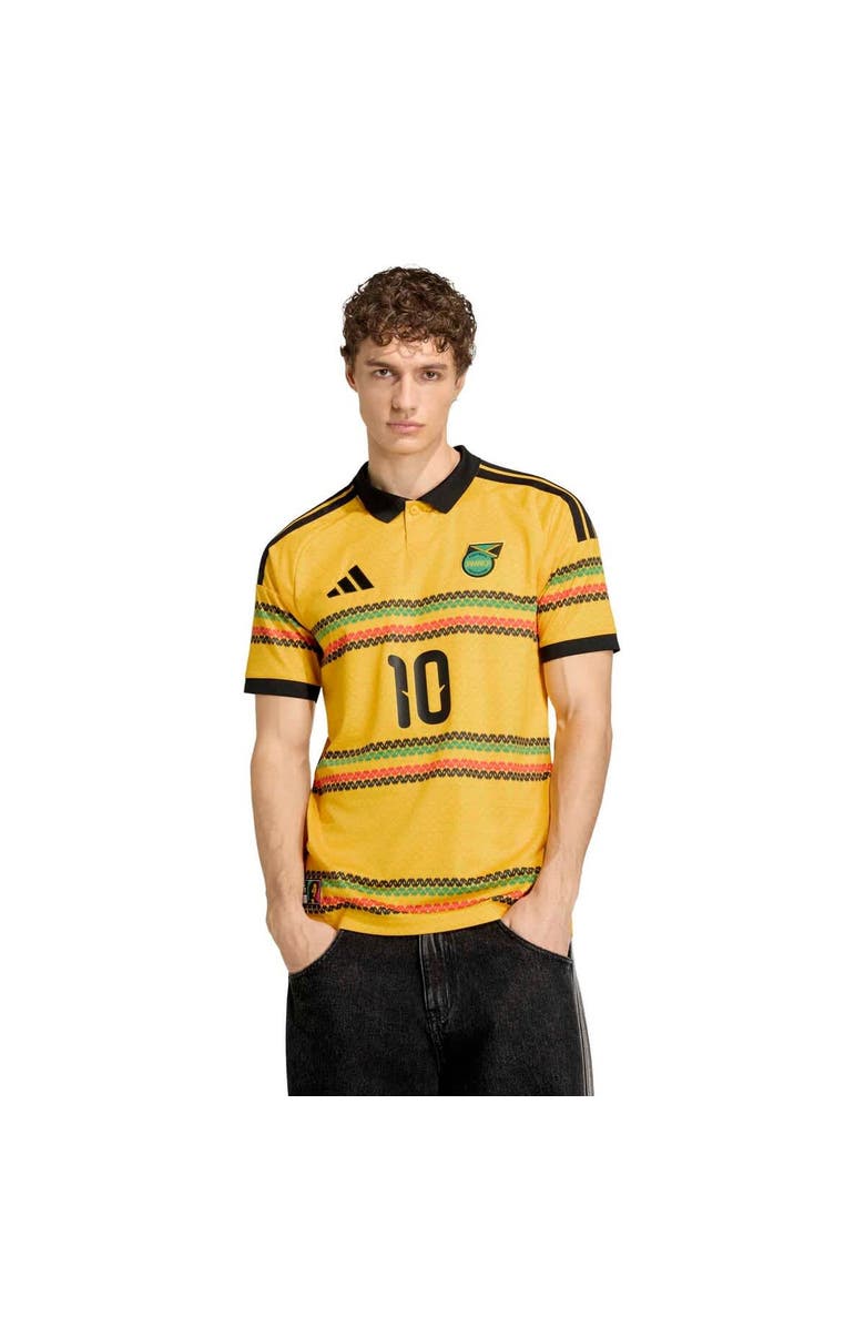 adidas Men's adidas Bob Marley Yellow Jamaica National Team 2026 Home Replica Jersey, Main, color, Yellow