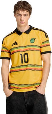 adidas Men's adidas Bob Marley Yellow Jamaica National Team 2026 Home Replica Jersey