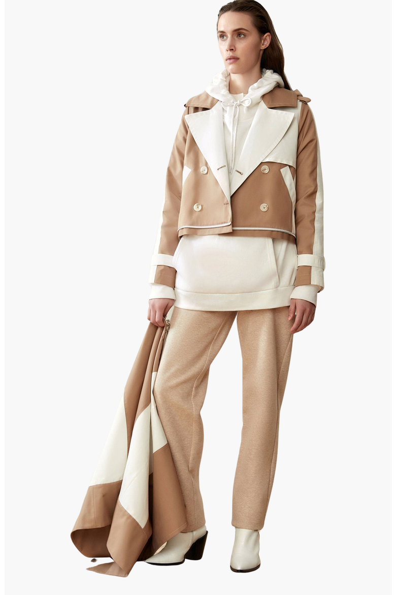 Water-Resistant Convertible Trench Coat, Alternate, color, Camel