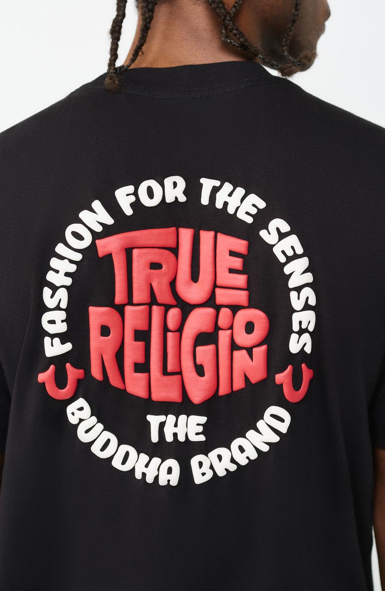 True Religion Burger Logo Tee, Alternate, color, 