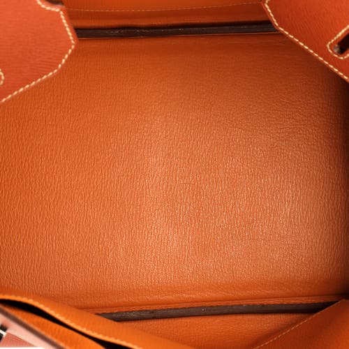 Pre-owned Hermes Hermes Candy Birkin Bag Epsom 35 In Orange