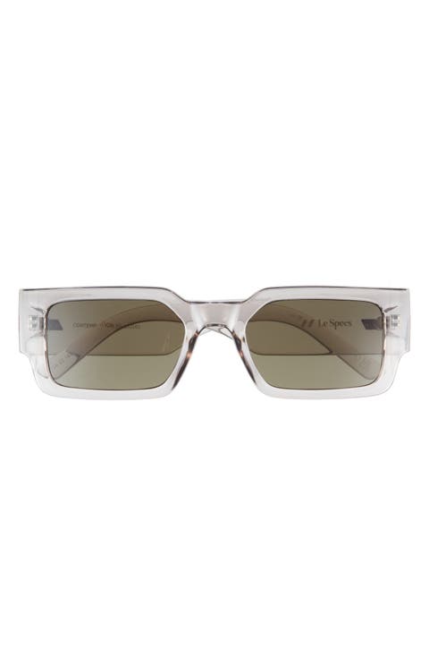 Contemplation 54mm Rectangular Sunglasses
