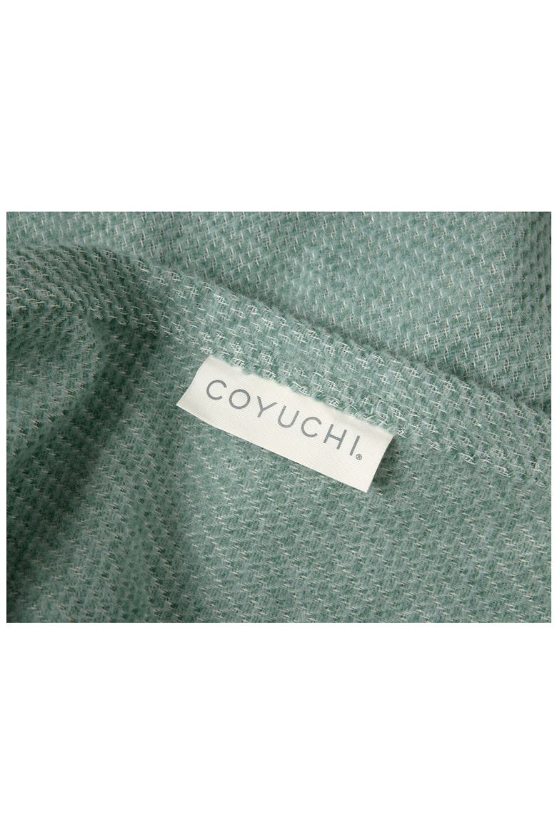Sequoia Organic Cotton Throw Blanket, Alternate, color, FERN