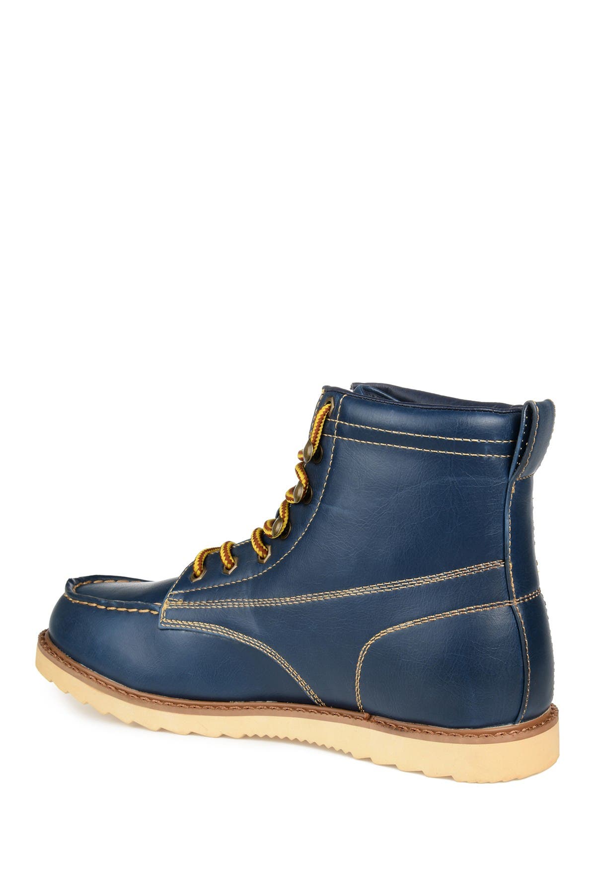 VANCE CO Wyatt Mock Toe Boot, Alternate, color, Blue