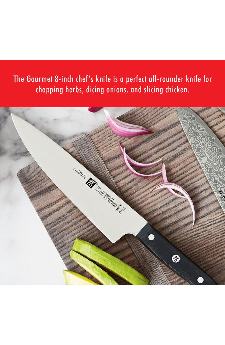 ZWILLING Gourmet 8-Inch Chef's Knife, Alternate, color, 