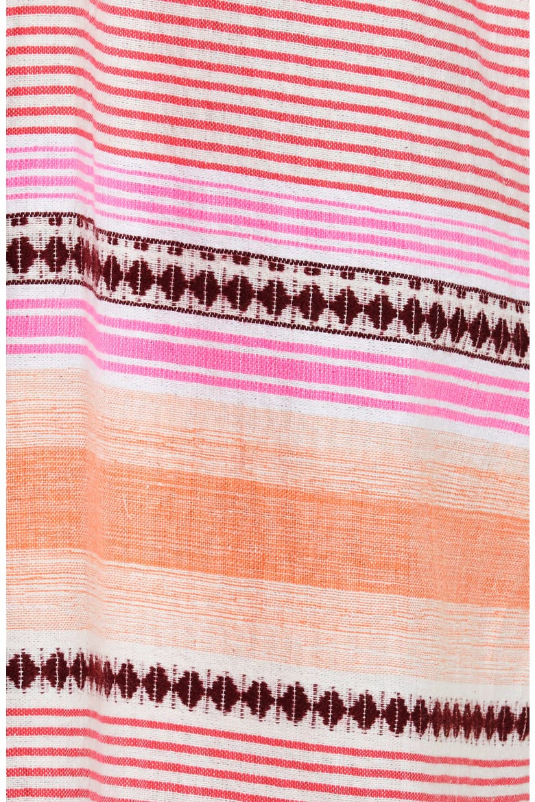 Cirq Long Cover-Up Caftan, Alternate, color, PEACH MELBA