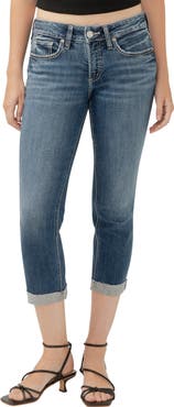 Silver Jeans Co. Britt Low Rise Capri Jeans