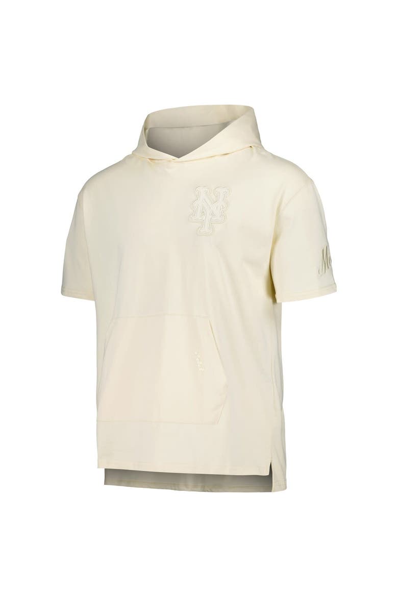 Men's Pro Standard Cream New York Mets Neutral Hoodie T-Shirt, Alternate, color, Cream