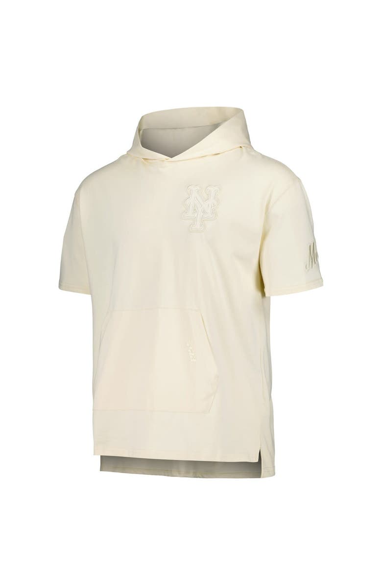 PRO STANDARD Men's Pro Standard Cream New York Mets Neutral Hoodie T-Shirt, Alternate, color, Cream