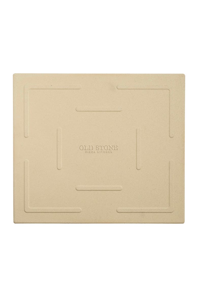 Cordierite Rectangle Pizza Stone, 14x16-Inch, Alternate, color, Beige