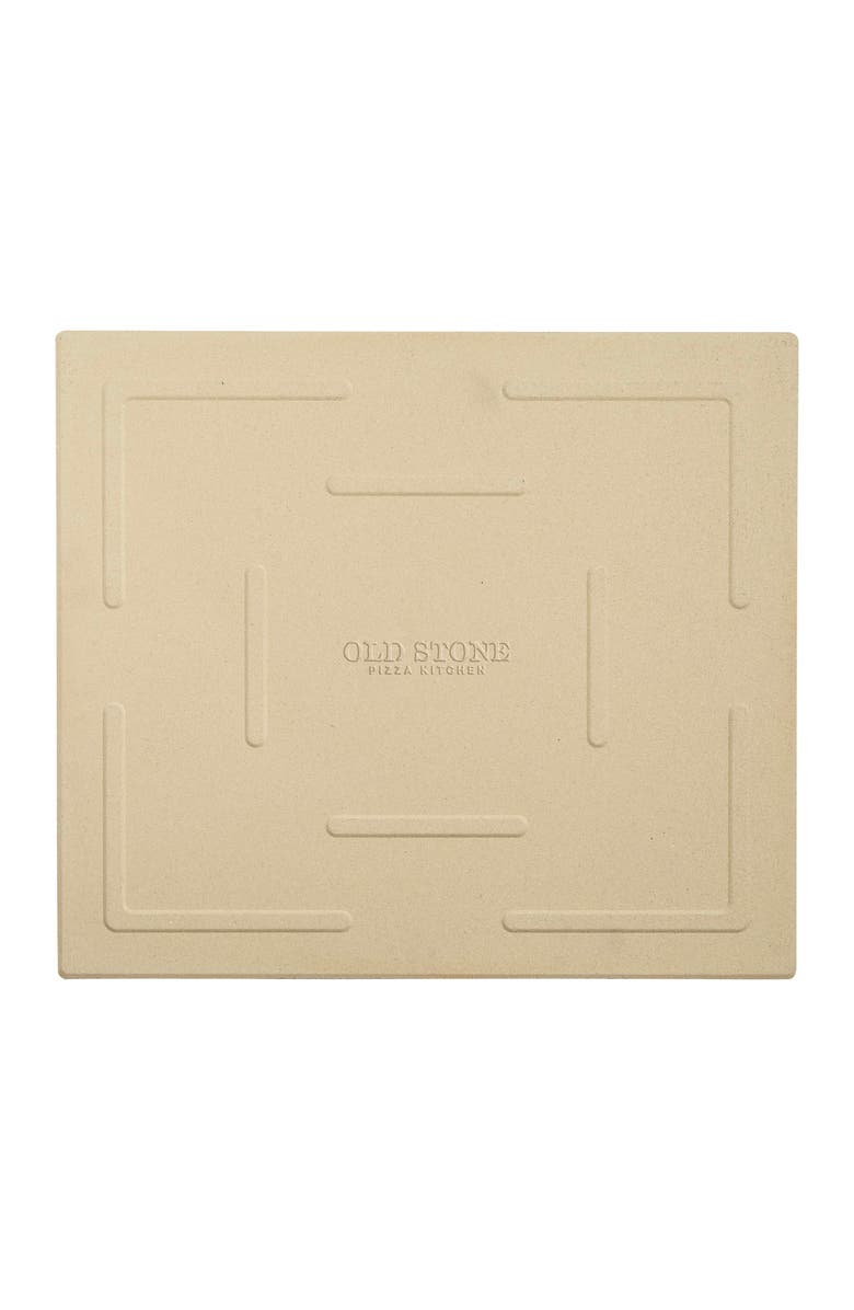 Old Stone Cordierite Rectangle Pizza Stone, 14x16-Inch, Alternate, color, Beige