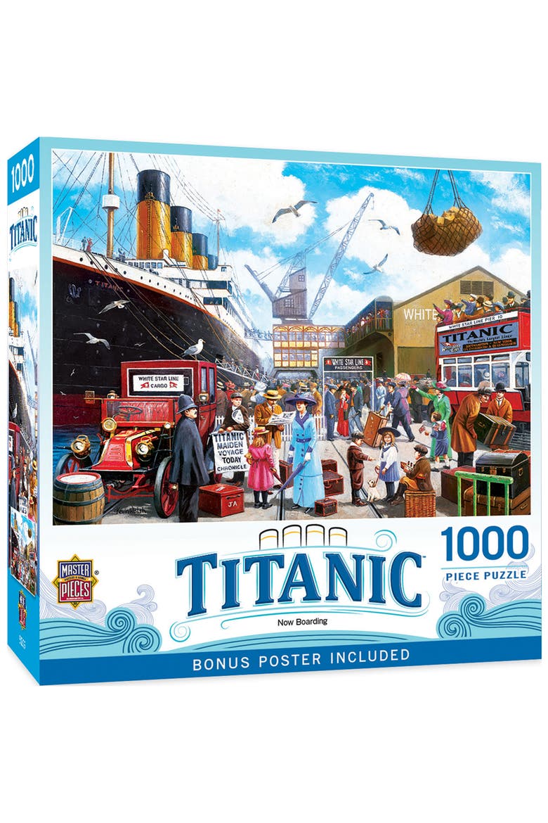 Now Boarding 1000 Piece Jigsaw Puzzle, Main, color, Multicolor