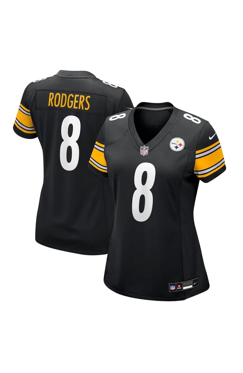 Nike Women's Nike Aaron Rodgers Black Pittsburgh Steelers Game Jersey, Main, color, Black