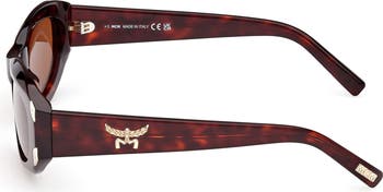 53mm Oval Sunglasses