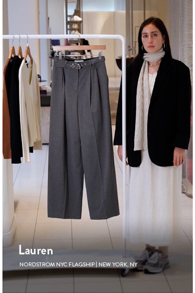 Freja Belted Wide Leg Pants video