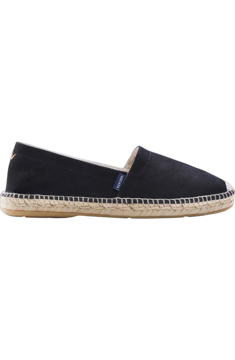 VISCATA Sitges Canvas Men's Espadrilles, Main, color, Black