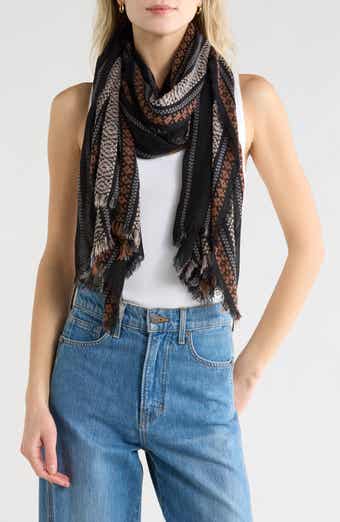 Melrose and Market Geometric Stripe Scarf