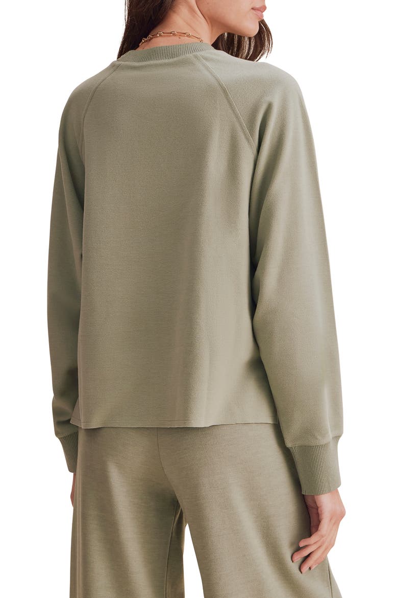 Winslow Raglan Sweatshirt, Alternate, color, EUCALYPTUS GREEN