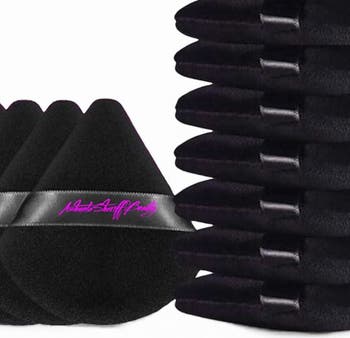 Velvet Hypoallergenic Ultra Soft Black Puffs