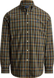 Polo Ralph Lauren Classic Fit Plaid Performance Oxford Button-Down Shirt