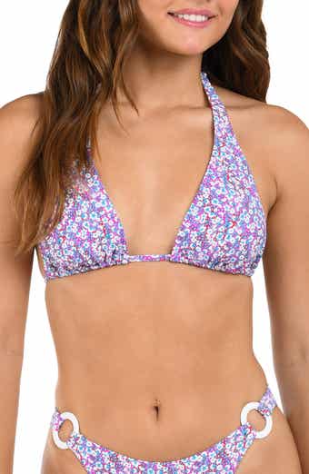 Citrus Flora Convertible Halter Bikini Top