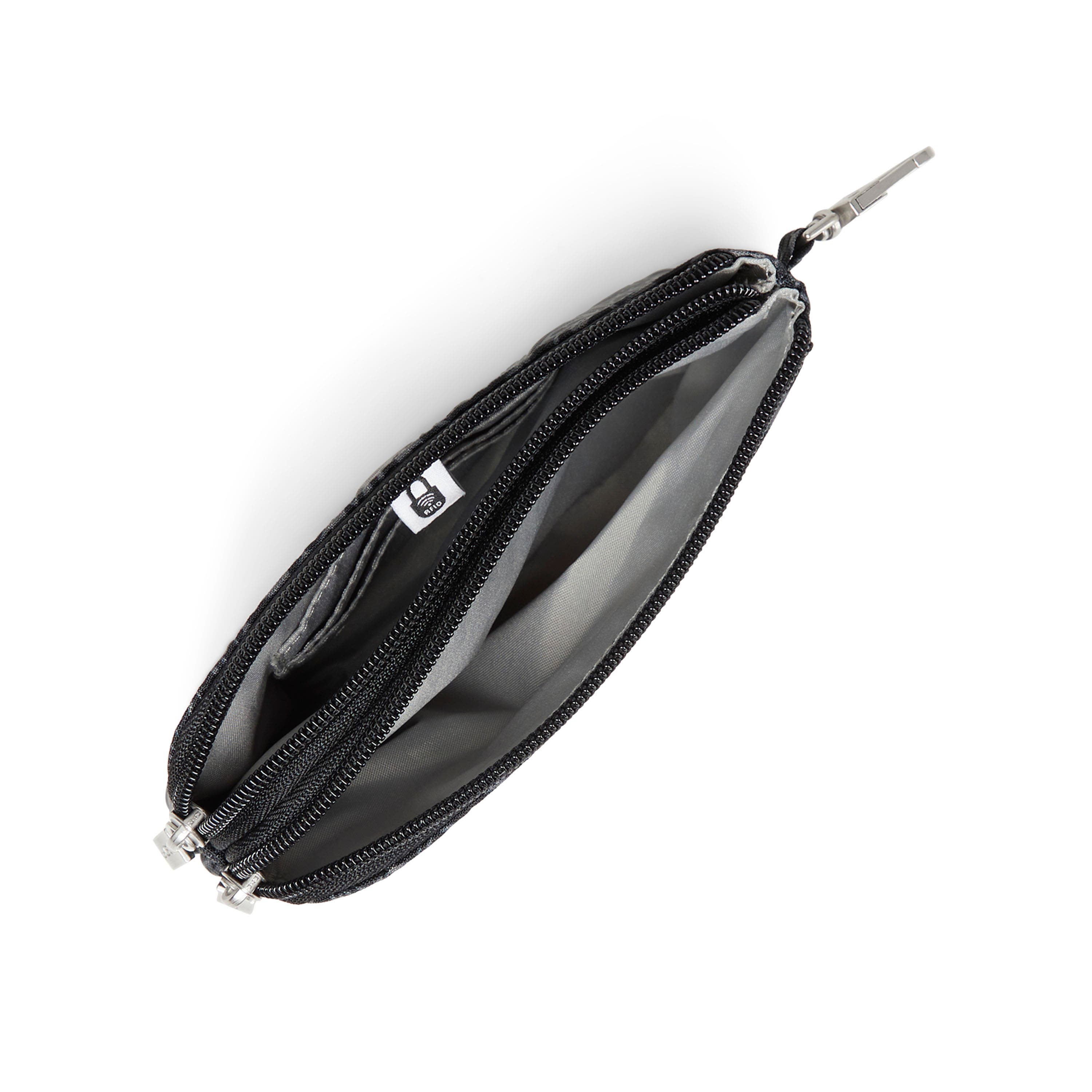 On the Go Daily RFID Zip Pouch, Alternate, color, Midnight Blossom