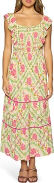 Lost + Wander Fiesta Flora Midi Dress
