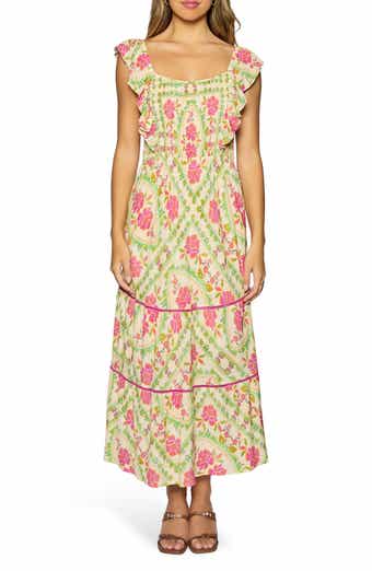 Fiesta Flora Midi Dress