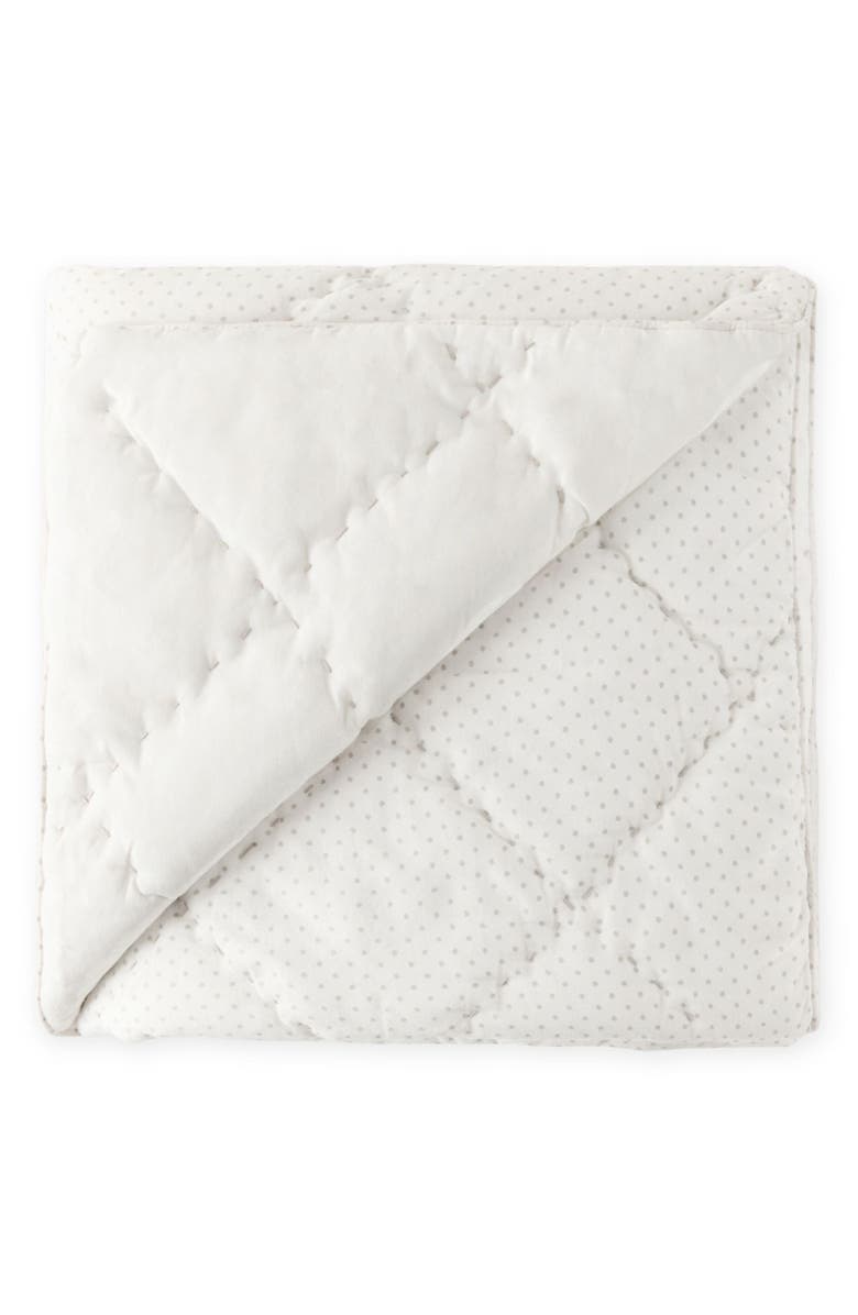 Pehr Pin Dot Organic Cotton Blanket, Main, color, Pin Dot Pebble