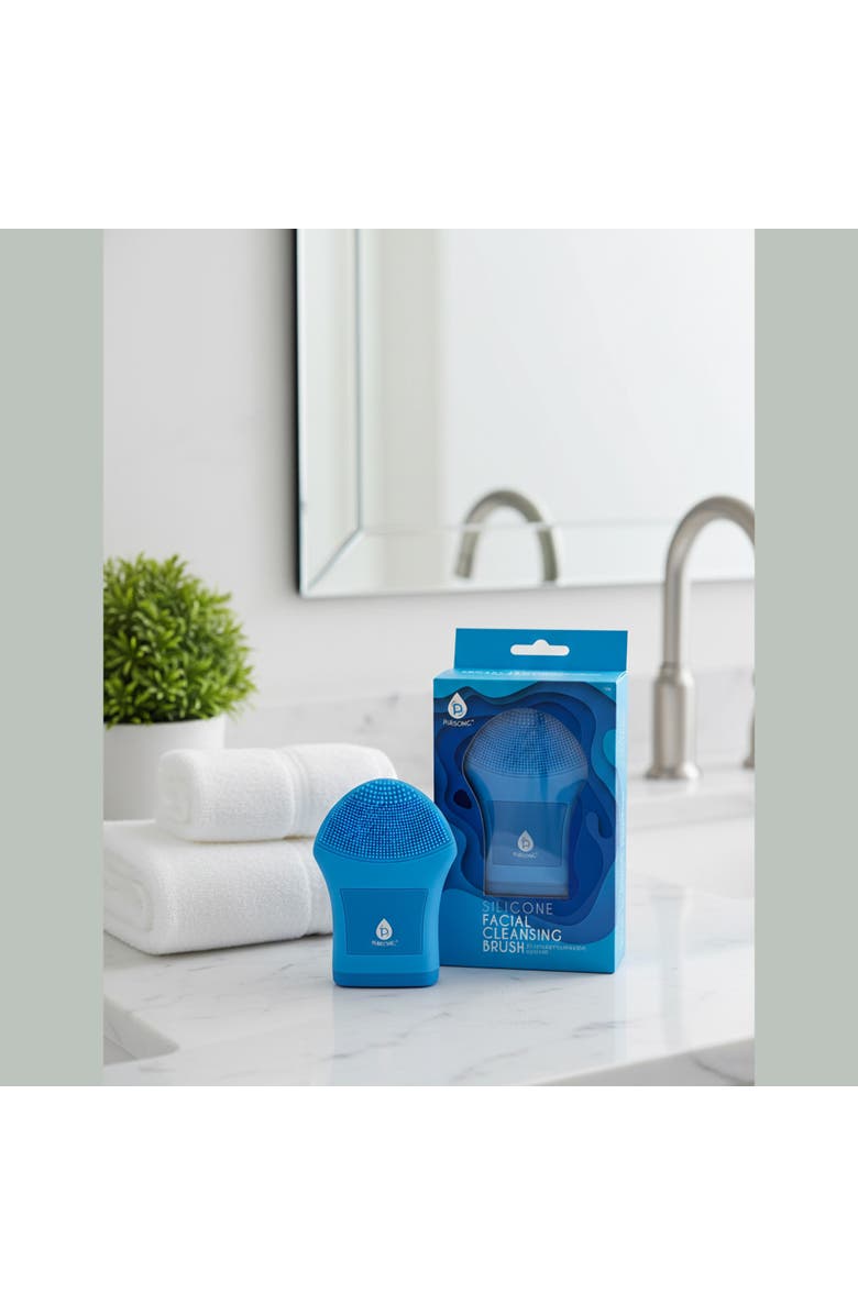 PURSONIC Facial Cleansing Brush Microdermabrasion System Silicone Facial Brush, Alternate, color, 