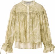 AllSaints Delphine Paisley Button-Up Shirt
