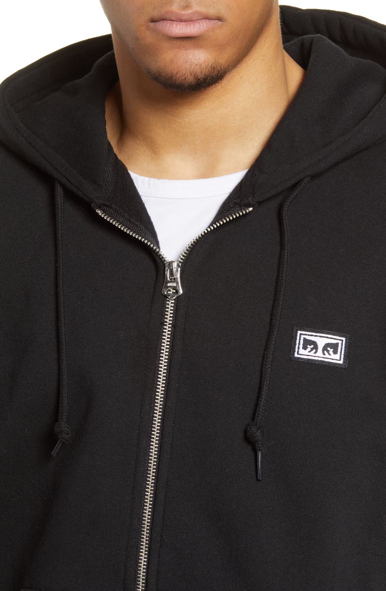 Obey All Eyez II Zip Hoodie, Alternate, color,