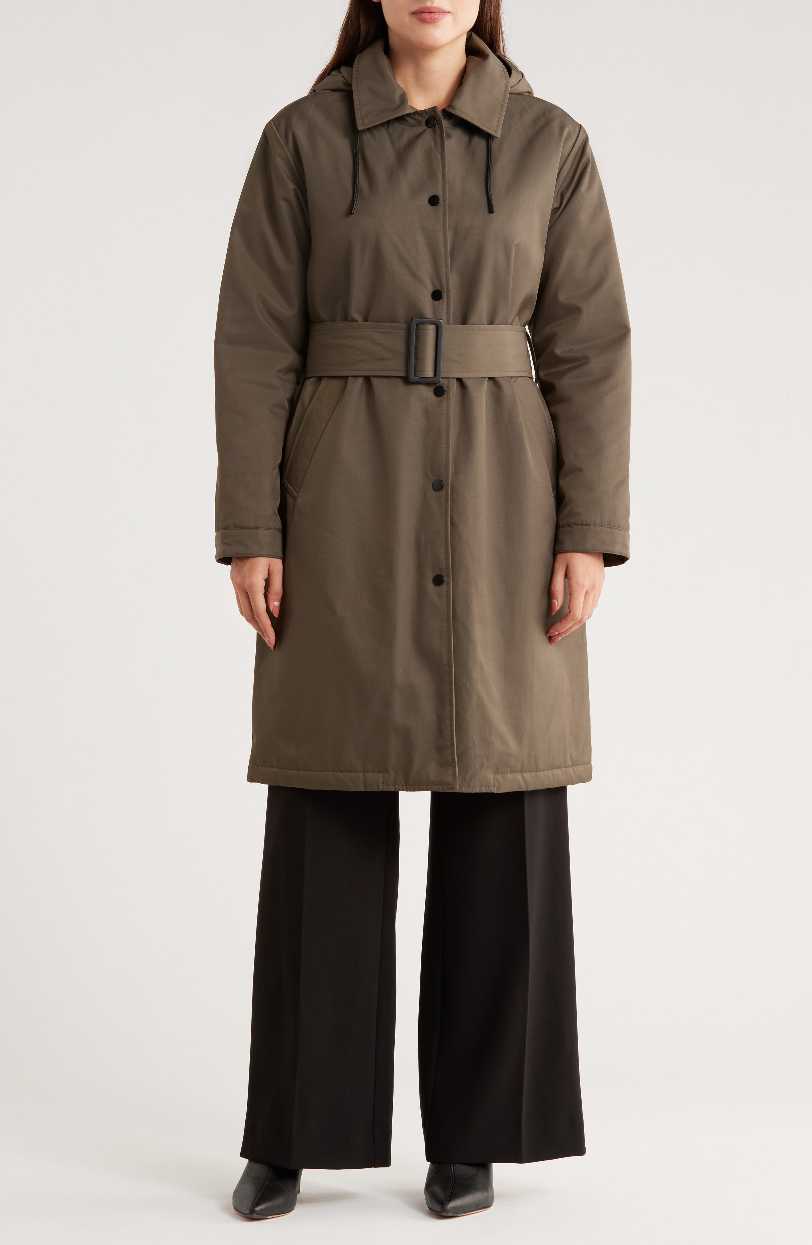 Bernardo Hooded Raincoat