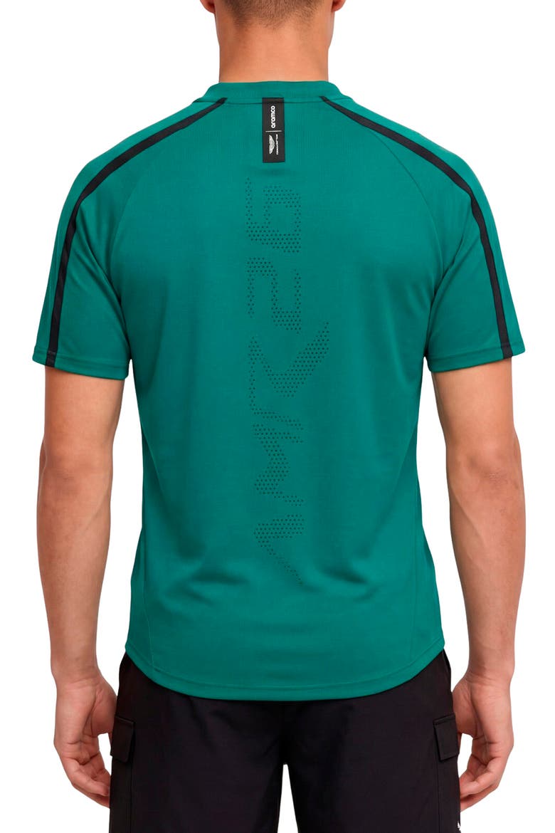 x AMF1 Lifestyle Short Sleeve Quarter Zip Jersey, Alternate, color, GREEN LUX