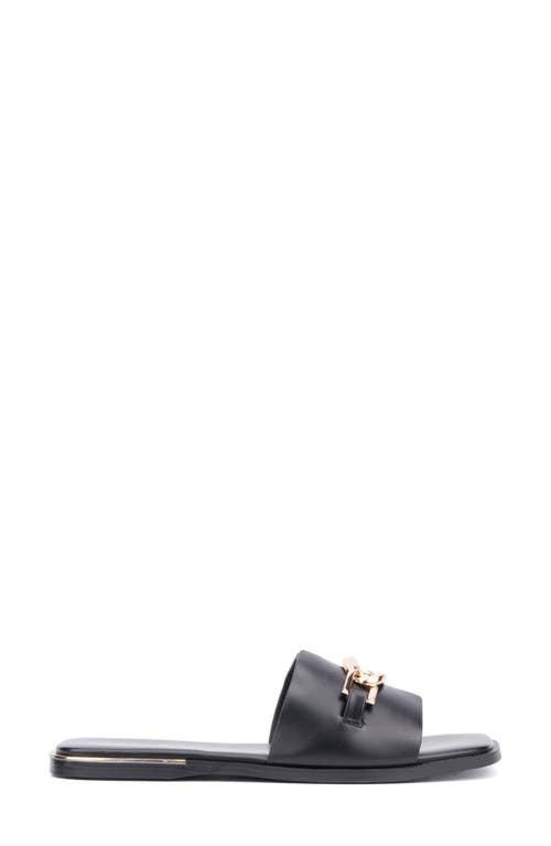 TORGEIS TORGEIS TABITHA CHAIN BIT SLIDE SANDAL 
